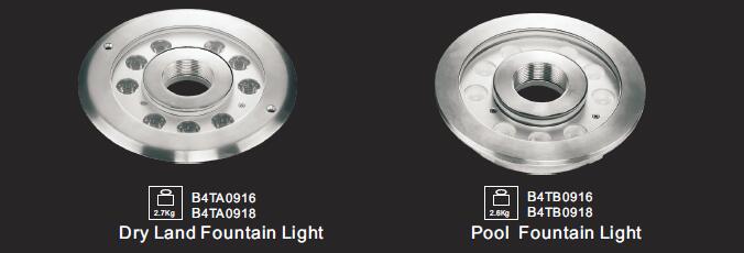 音楽水ダンス ショーのための浸水許容のノズル リング噴水ライトか中央Ejective LEDのプール ランプ 1