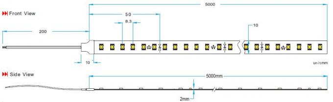 LEDの滑走路端燈10 - 15の連続的な動かされた長さメートルの運転する3528一定した現在のIC 0