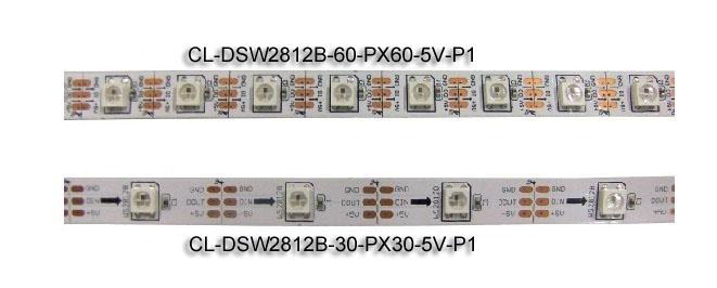 5VDC WS2812BデジタルLEDの滑走路端燈のアドレス指定可能な30のピクセル/Mおよび30のLEDs/M 1