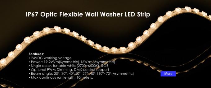 IP67視覚の適用範囲が広い壁の洗濯機LEDのストリップ