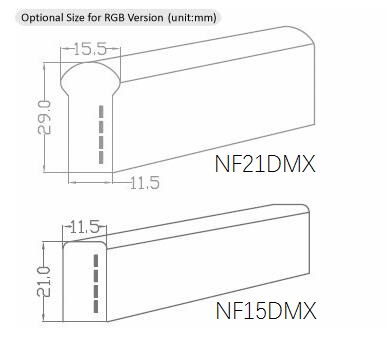 DMX512デジタル ネオンLEDロープ ライト、折り曲げられるLEDのネオン屈曲ライト紫外線抵抗力がある 2