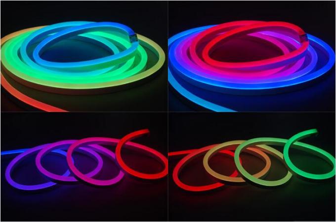 LEDのネオン リボン ライト、ネオンLEDライト ストリップのクリスマスの照明を出すDMX RGBの側面図 3
