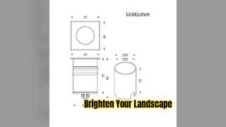 COMI 6W LED グラウンドライト IP67 建築照明