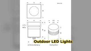 景観を明るくする: 多用途の LED 地下照明