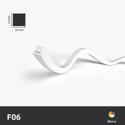 IP68 評価 10x10mm ミニサイズ LED ネオンフレックス トップビューデザインと長寿